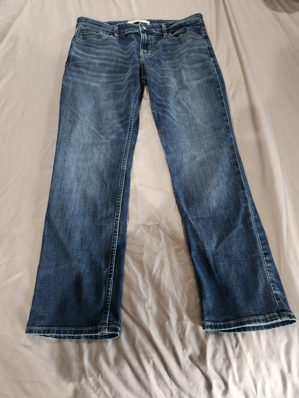 Calvin Klein Jeans Men's Dark Blue Slim Jeans Size 34 X 30